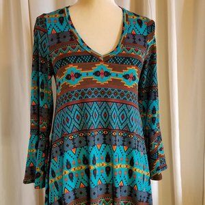 Emma Rose Handkerchief Mini Dress, Size Small